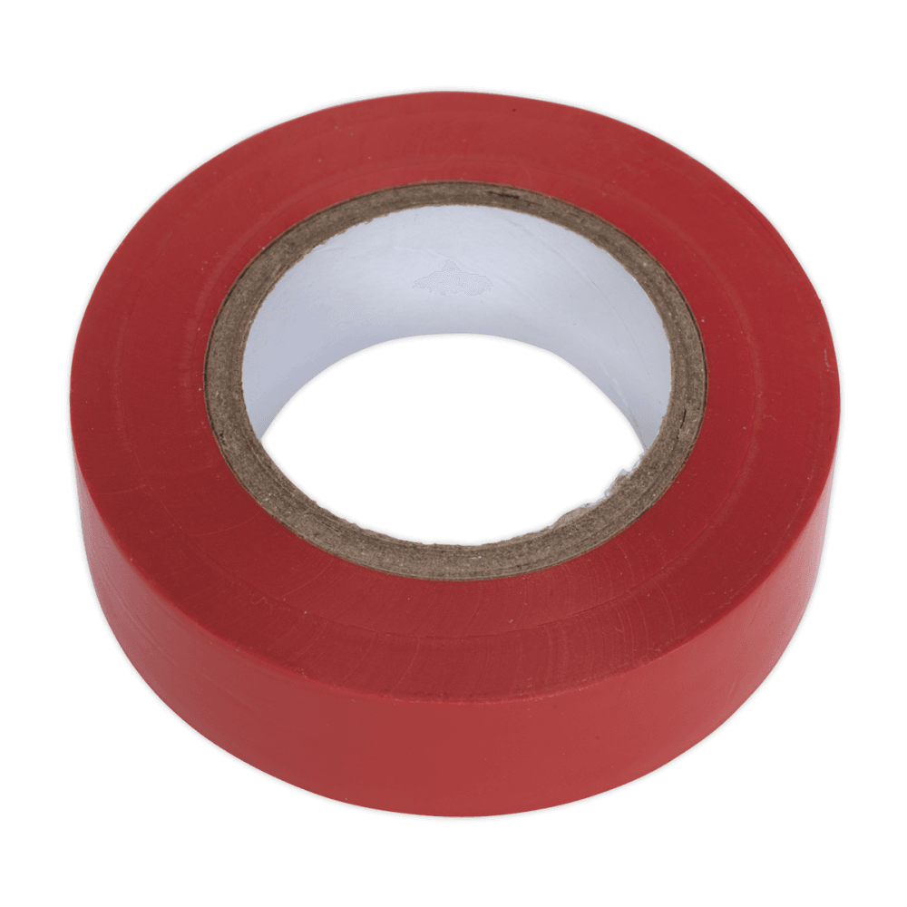 PVC Insulating Tape 19mm x 20mtr Red Pack of 10 : Model No.ITRED10