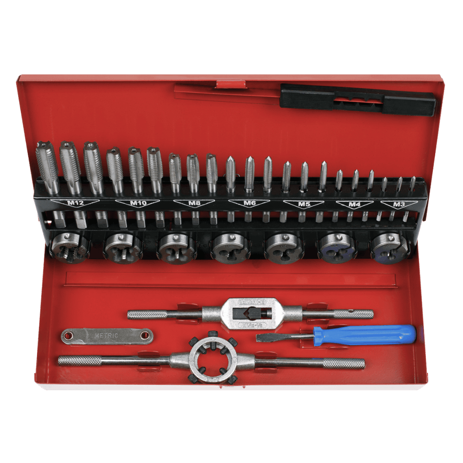 Tap & Die Set 32pc Split Dies - Metric : Model No.AK3015