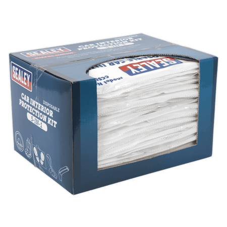 5-in-1 Disposable Car Interior Protection Kit Box of 50 : Model No.CCSET550
