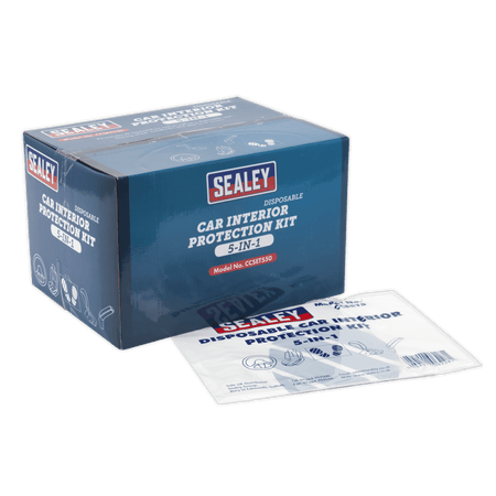 5-in-1 Disposable Car Interior Protection Kit Box of 50 : Model No.CCSET550