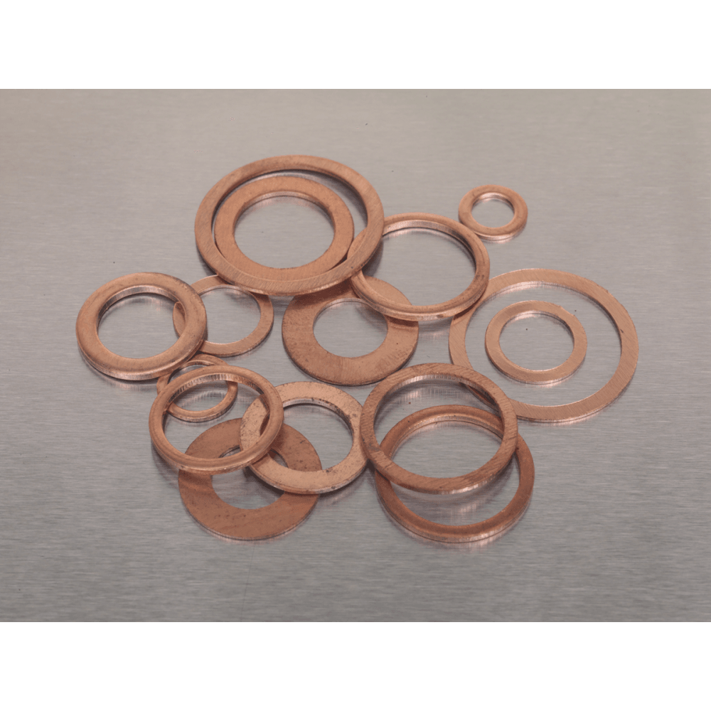 Diesel Injector Copper Washer Assortment 250pc - Metric : Model No.AB027CW