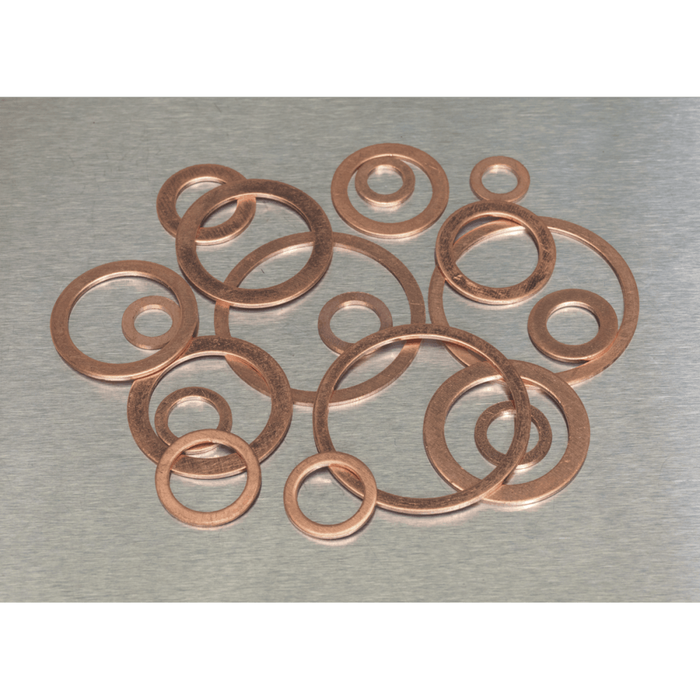 Copper Sealing Washer Assortment 250pc - Metric : Model No.AB020CW