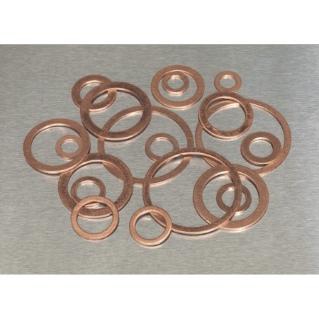 Copper Sealing Washer Assortment 250pc - Metric : Model No.AB020CW