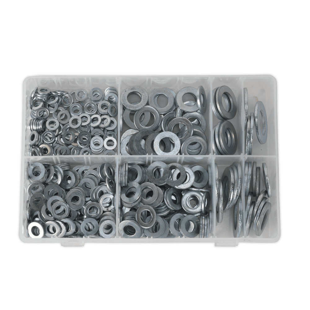 Flat Washer Assortment 495pc M6-M24 Form C Metric BS 4320 : Model No.AB056WC
