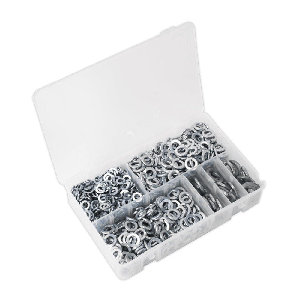 Spring Washer Assortment 1010pc M6-M16 Metric Zinc DIN 127B : Model No.AB058SW