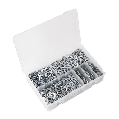 Spring Washer Assortment 1010pc M6-M16 Metric Zinc DIN 127B : Model No.AB058SW