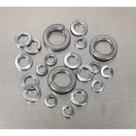 Spring Washer Assortment 1010pc M6-M16 Metric Zinc DIN 127B : Model No.AB058SW