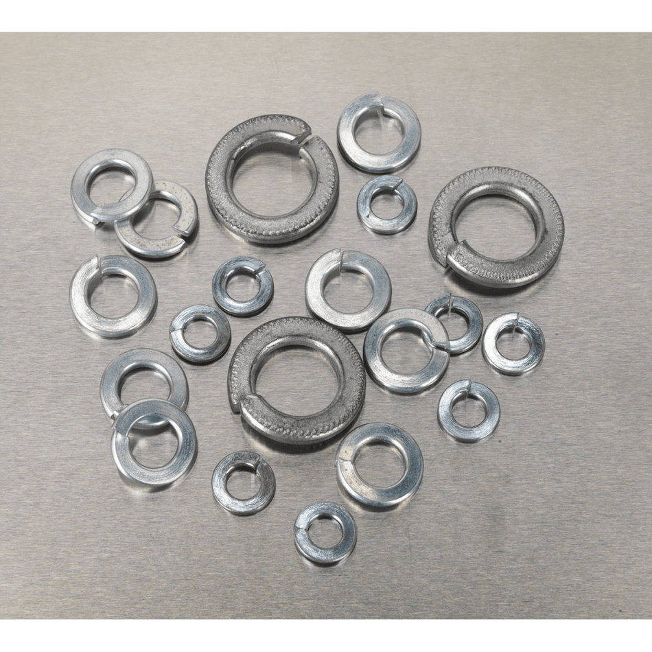Spring Washer Assortment 1010pc M6-M16 Metric Zinc DIN 127B : Model No.AB058SW