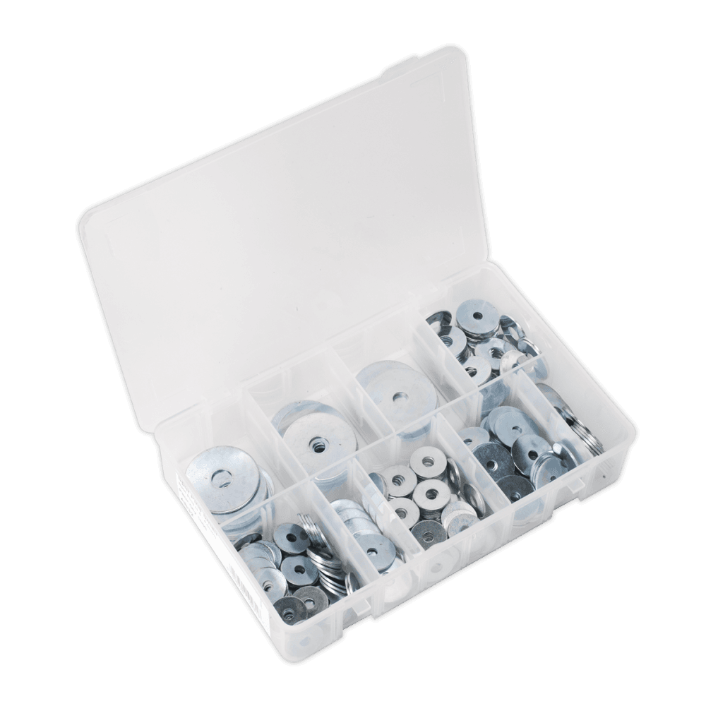 Repair Washer Assortment 240pc M5-M10 Metric Zinc Plated : Model No.AB059RW