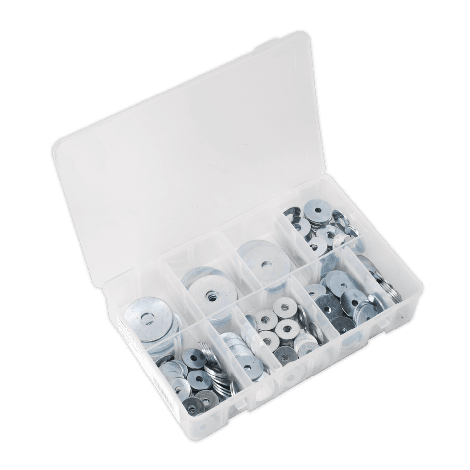 Repair Washer Assortment 240pc M5-M10 Metric Zinc Plated : Model No.AB059RW