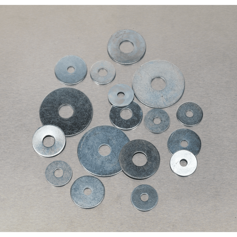 Repair Washer Assortment 240pc M5-M10 Metric Zinc Plated : Model No.AB059RW