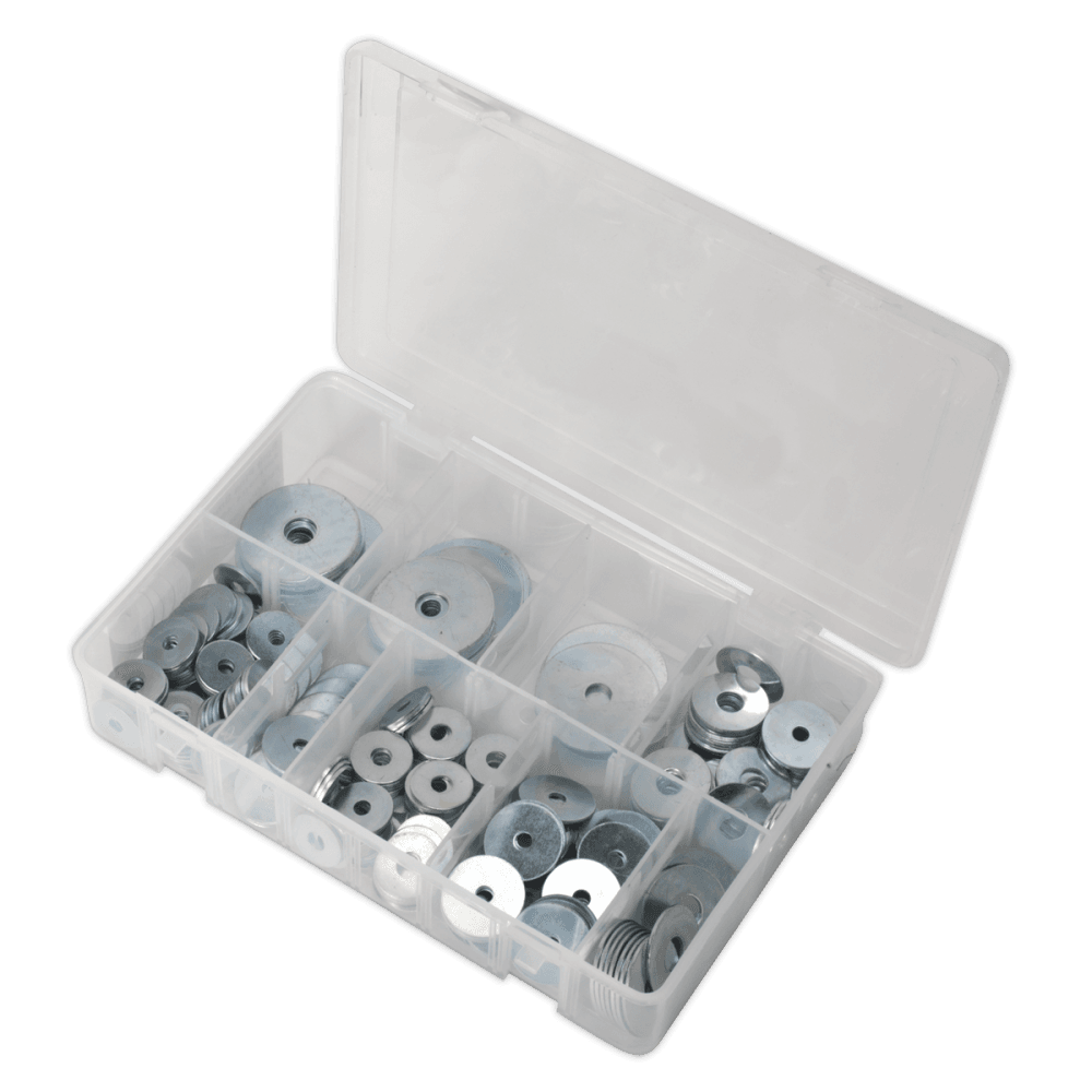 Repair Washer Assortment 240pc M5-M10 Metric Zinc Plated : Model No.AB059RW