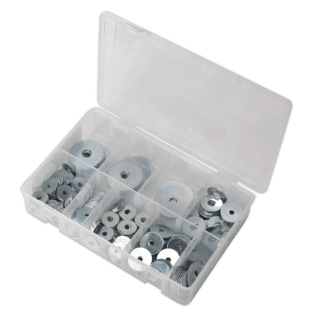 Repair Washer Assortment 240pc M5-M10 Metric Zinc Plated : Model No.AB059RW