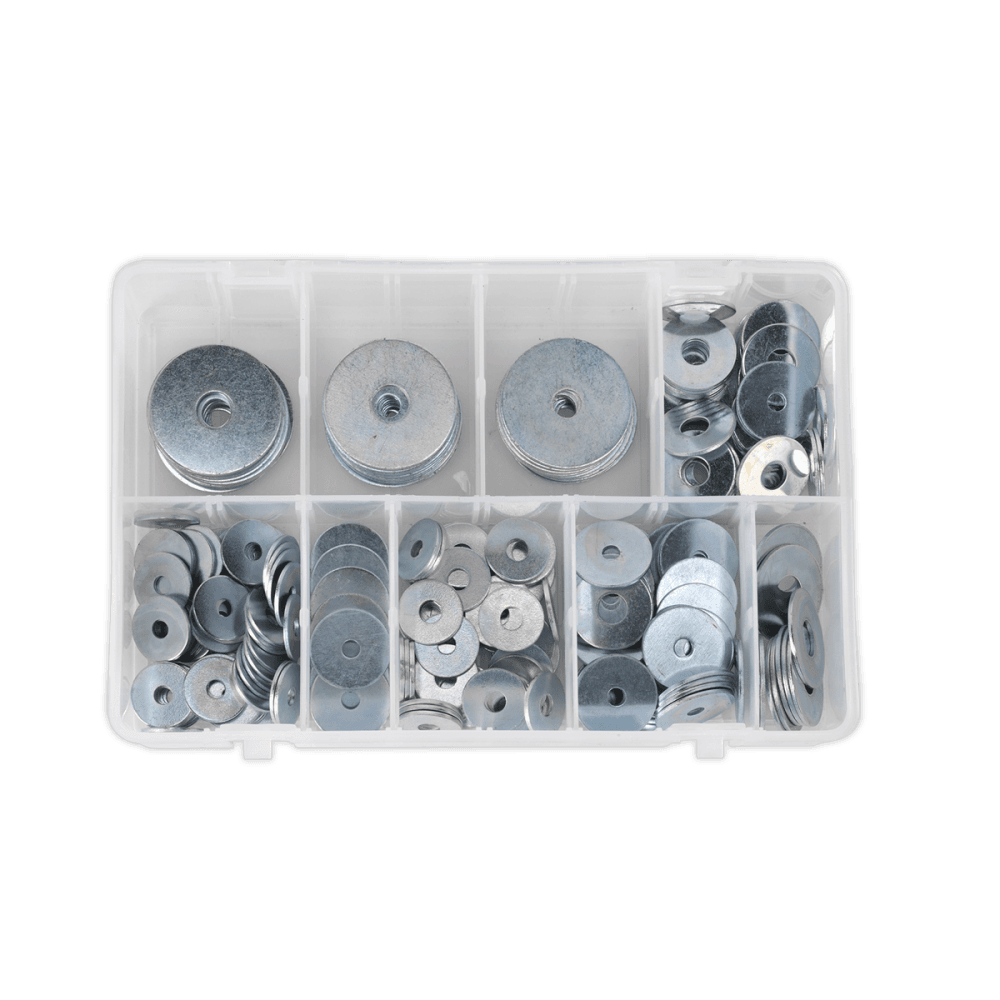 Repair Washer Assortment 240pc M5-M10 Metric Zinc Plated : Model No.AB059RW