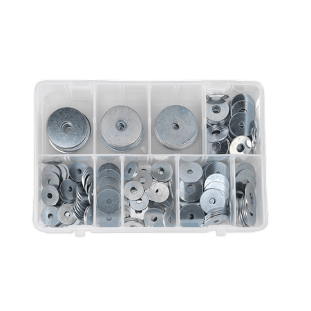Repair Washer Assortment 240pc M5-M10 Metric Zinc Plated : Model No.AB059RW