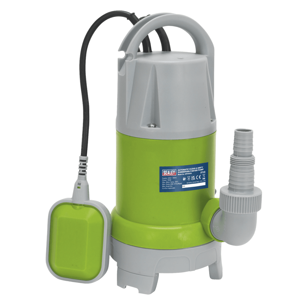 Submersible Clean & Dirty Water Pump Automatic 217ltr/min 230V : Model No.WPCD215