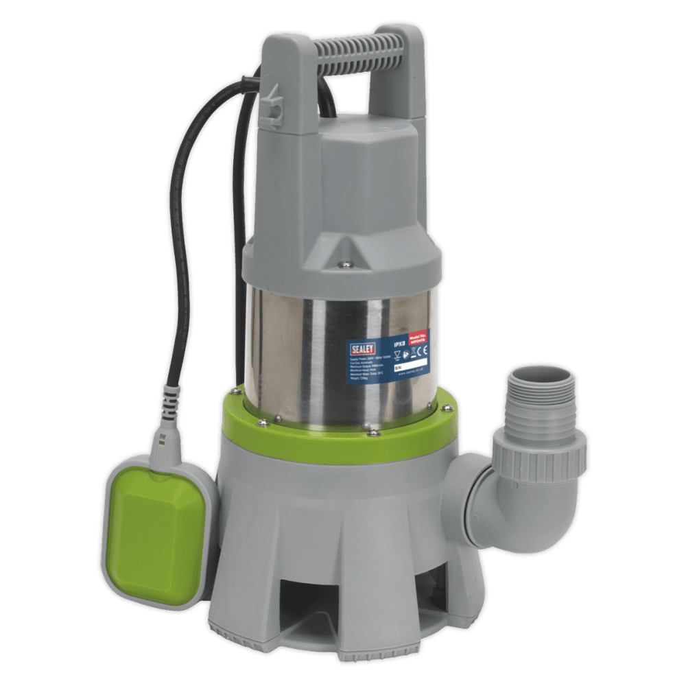 High Flow Submersible Stainless Dirty Water Pump Automatic 417ltr/min 230V : Model No.WPD415
