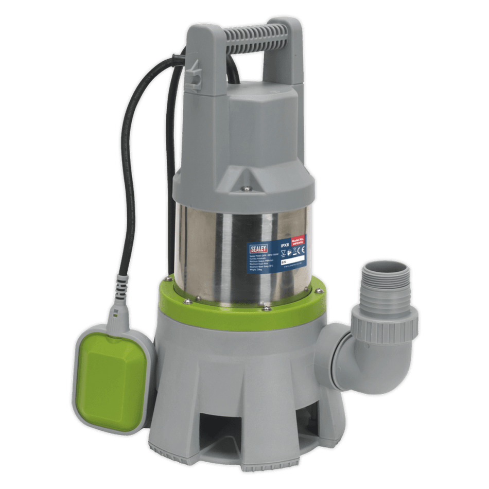 High Flow Submersible Stainless Dirty Water Pump Automatic 417ltr/min 230V : Model No.WPD415
