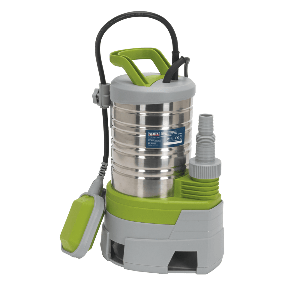 Submersible Stainless Water Pump Automatic Dirty Water 225ltr/min 230V : Model No.WPS225P