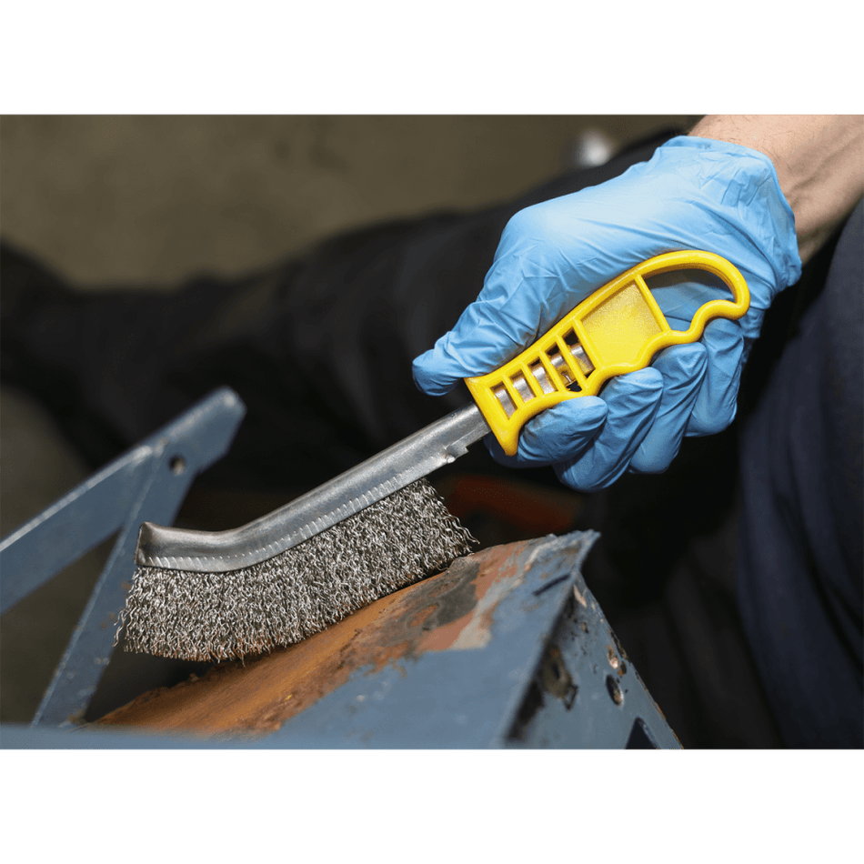 Wire Brush Stainless Steel Plastic Handle : Model No.WB05Y
