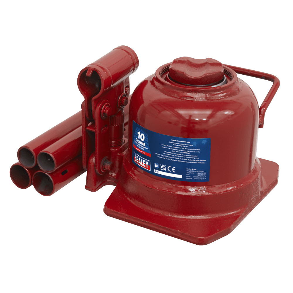 Bottle Jack 10tonne Low Entry Telescopic Model No.-21257