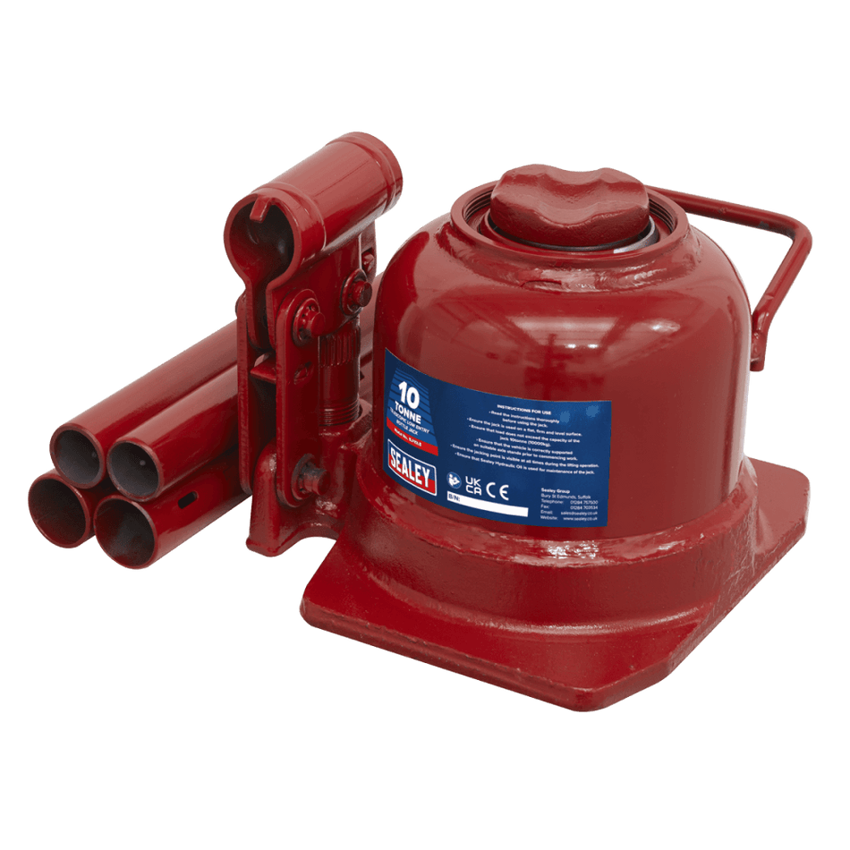Bottle Jack 10tonne Low Entry Telescopic Model No.-21257