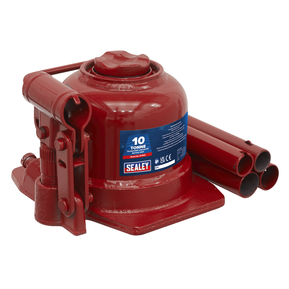Bottle Jack 10tonne Low Entry Telescopic Model No.-21257