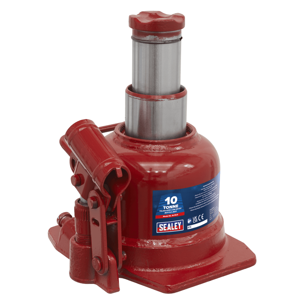 Bottle Jack 10tonne Low Entry Telescopic Model No.-21257