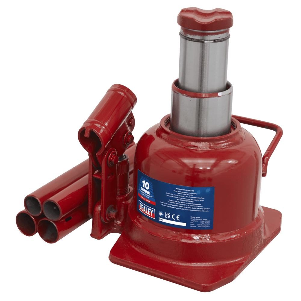 Bottle Jack 10tonne Low Entry Telescopic Model No.-21257