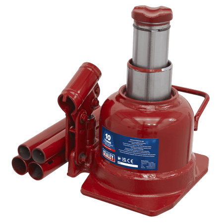 Bottle Jack 10tonne Low Entry Telescopic Model No.-21257
