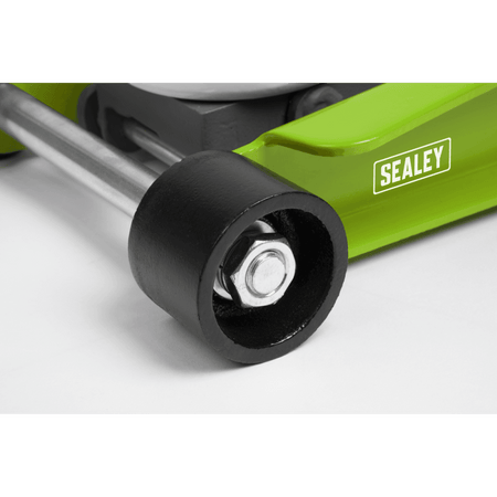 Trolley Jack 2tonne Low Entry Rocket Lift Hi-Vis Green Model No.-21717