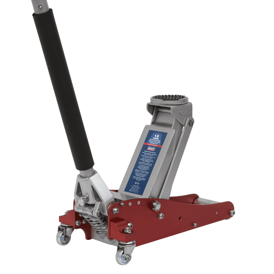 Trolley Jack 1.5tonne Aluminium/Steel Rocket Lift Model No.-22162