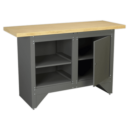 Sealey Workbench with Cupboard Heavy-Duty Model No-AP2010