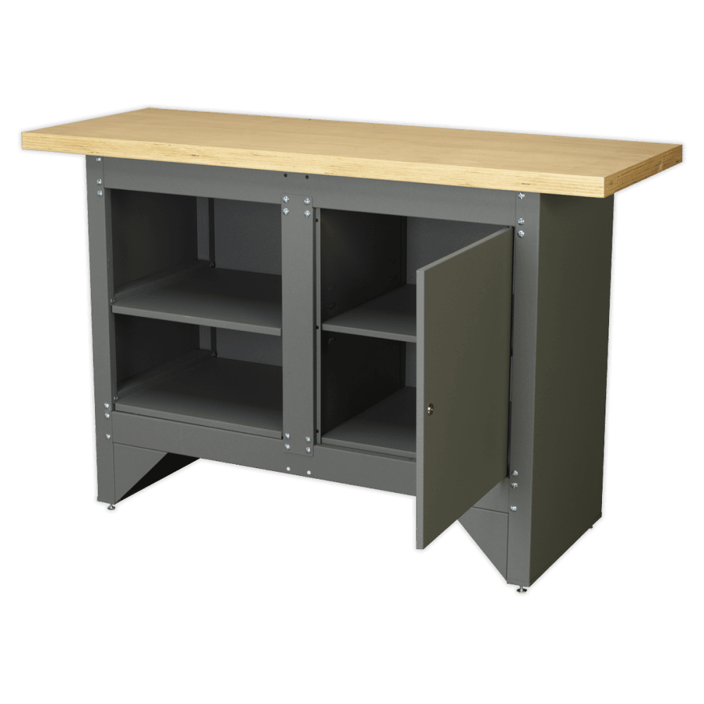 Sealey Workbench with Cupboard Heavy-Duty Model No-AP2010