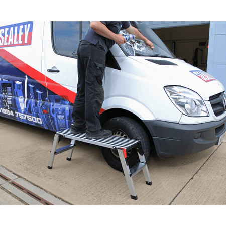 Sealey Aluminium Folding Platform 2-Tread Model No-APS2