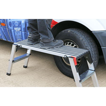 Sealey Aluminium Folding Platform 2-Tread Model No-APS2