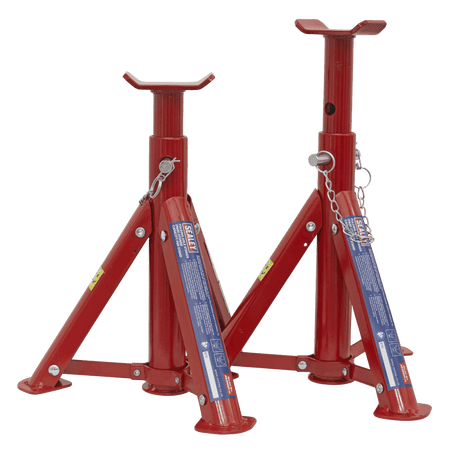 Sealey Axle Stands 2tonne Capacity per Stand 4tonne per Pair TUV/GS Folding Type Model No-AS2000F
