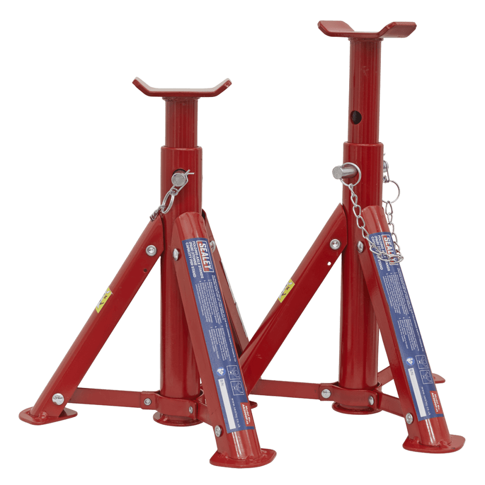Sealey Axle Stands 2tonne Capacity per Stand 4tonne per Pair TUV/GS Folding Type Model No-AS2000F