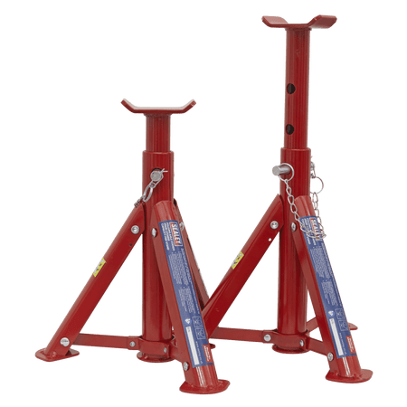 Sealey Axle Stands 2tonne Capacity per Stand 4tonne per Pair TUV/GS Folding Type Model No-AS2000F