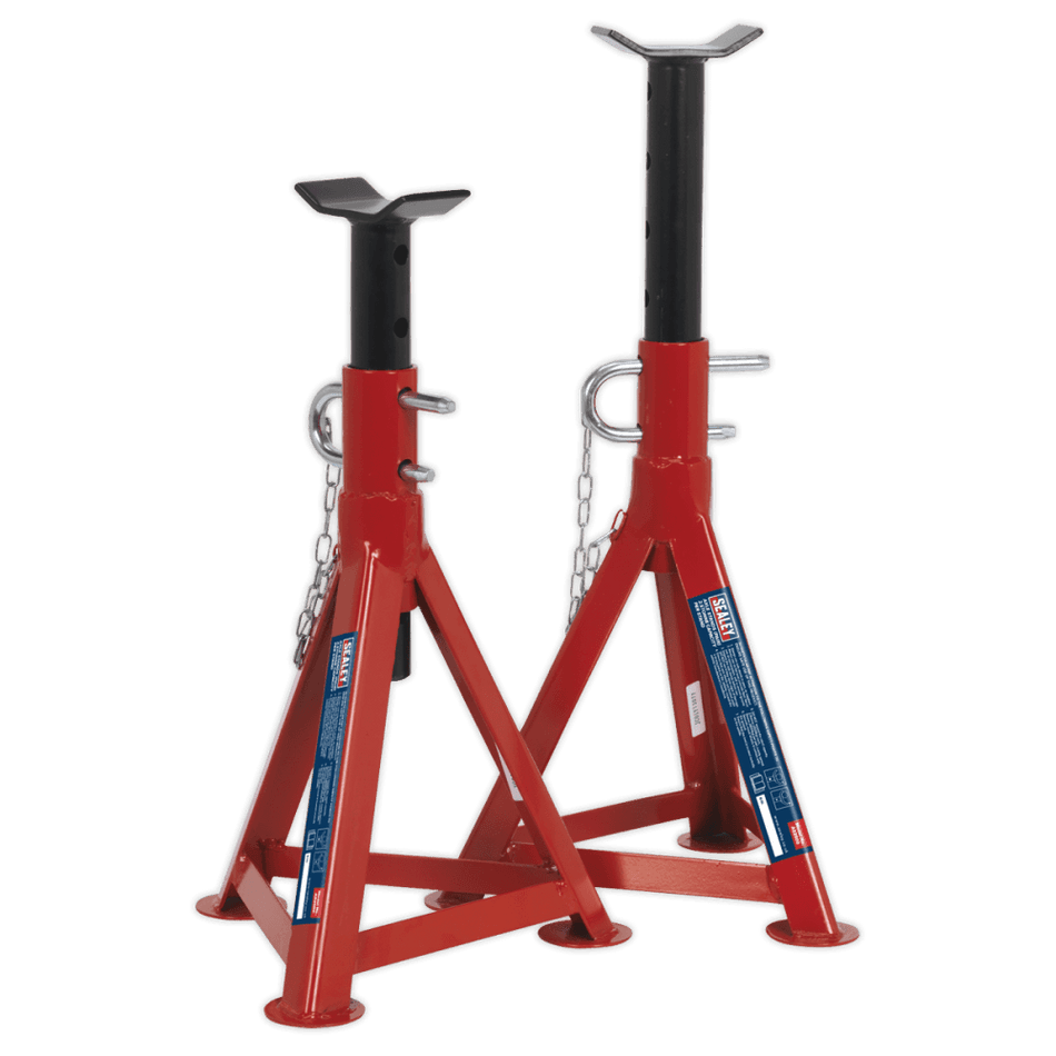 Sealey Axle Stands 2.5tonne Capacity per Stand 5tonne per Pair Model No-AS2500