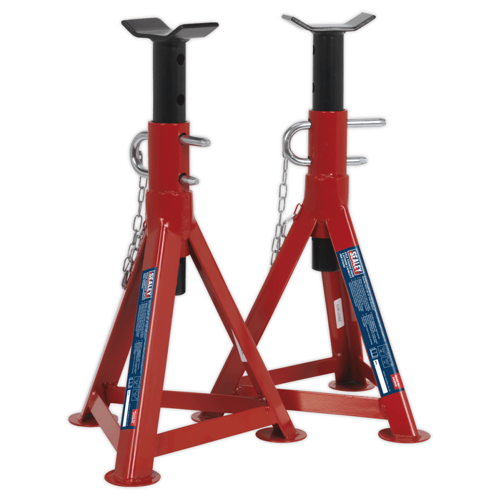 Sealey Axle Stands 2.5tonne Capacity per Stand 5tonne per Pair Model No-AS2500