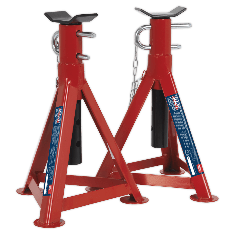 Sealey Axle Stands 2.5tonne Capacity per Stand 5tonne per Pair Model No-AS2500