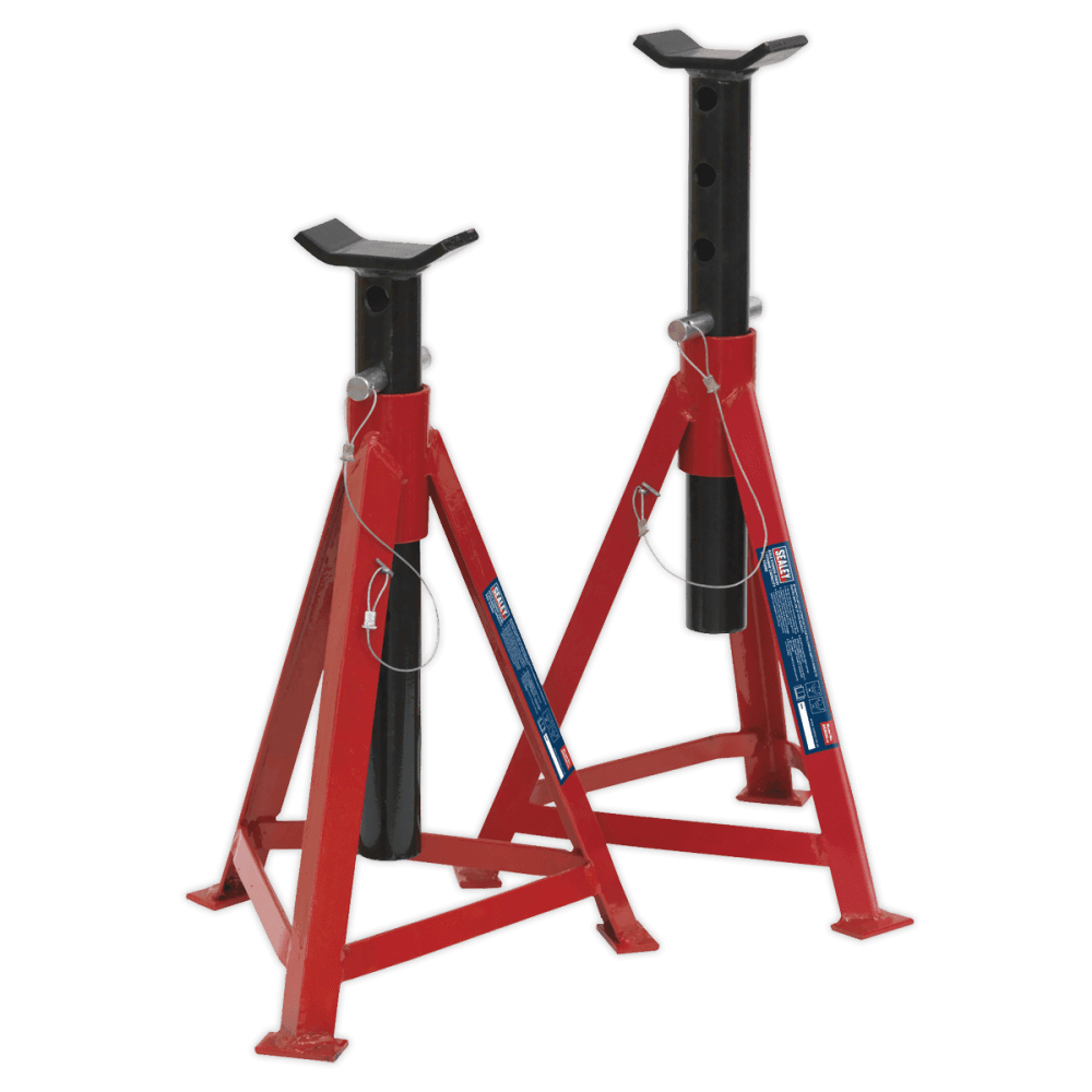 Sealey Axle Stands 2.5tonne Capacity per Stand 5tonne per Pair Medium Height Model No-AS3000