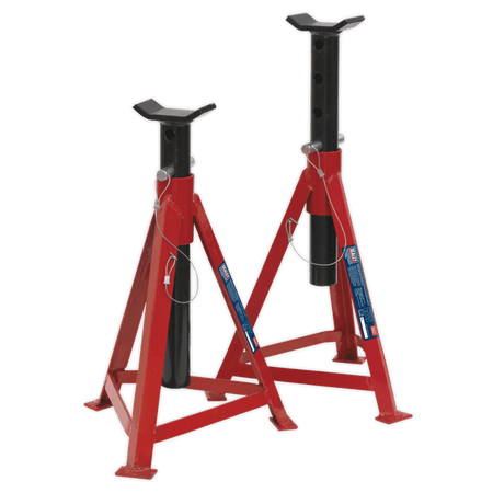 Sealey Axle Stands 2.5tonne Capacity per Stand 5tonne per Pair Medium Height Model No-AS3000