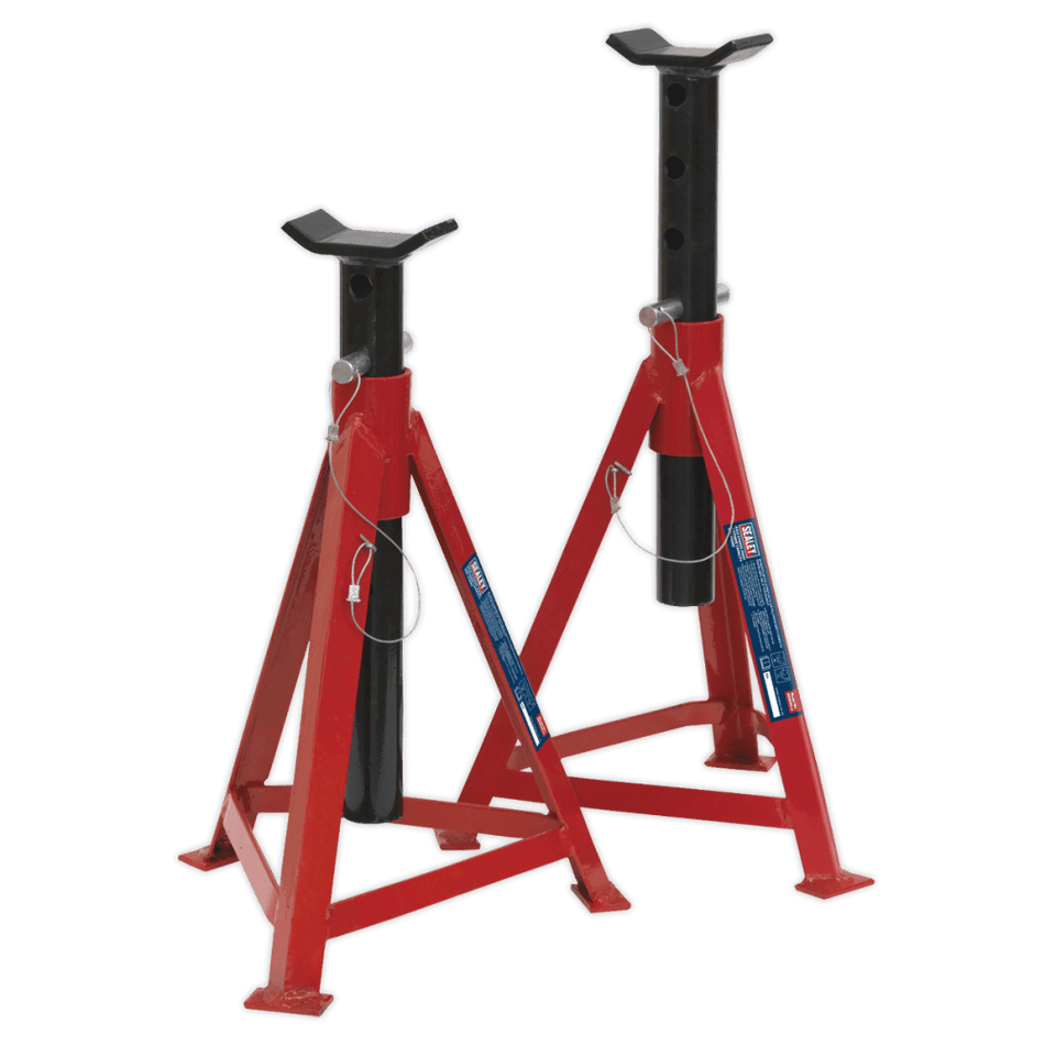 Sealey Axle Stands 2.5tonne Capacity per Stand 5tonne per Pair Medium Height Model No-AS3000