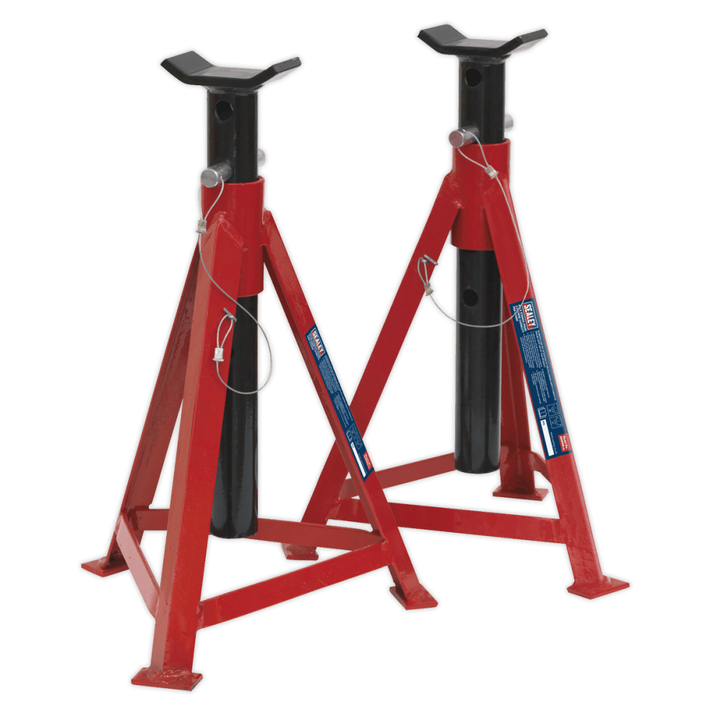 Sealey Axle Stands 2.5tonne Capacity per Stand 5tonne per Pair Medium Height Model No-AS3000