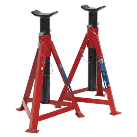 Sealey Axle Stands 2.5tonne Capacity per Stand 5tonne per Pair Medium Height Model No-AS3000