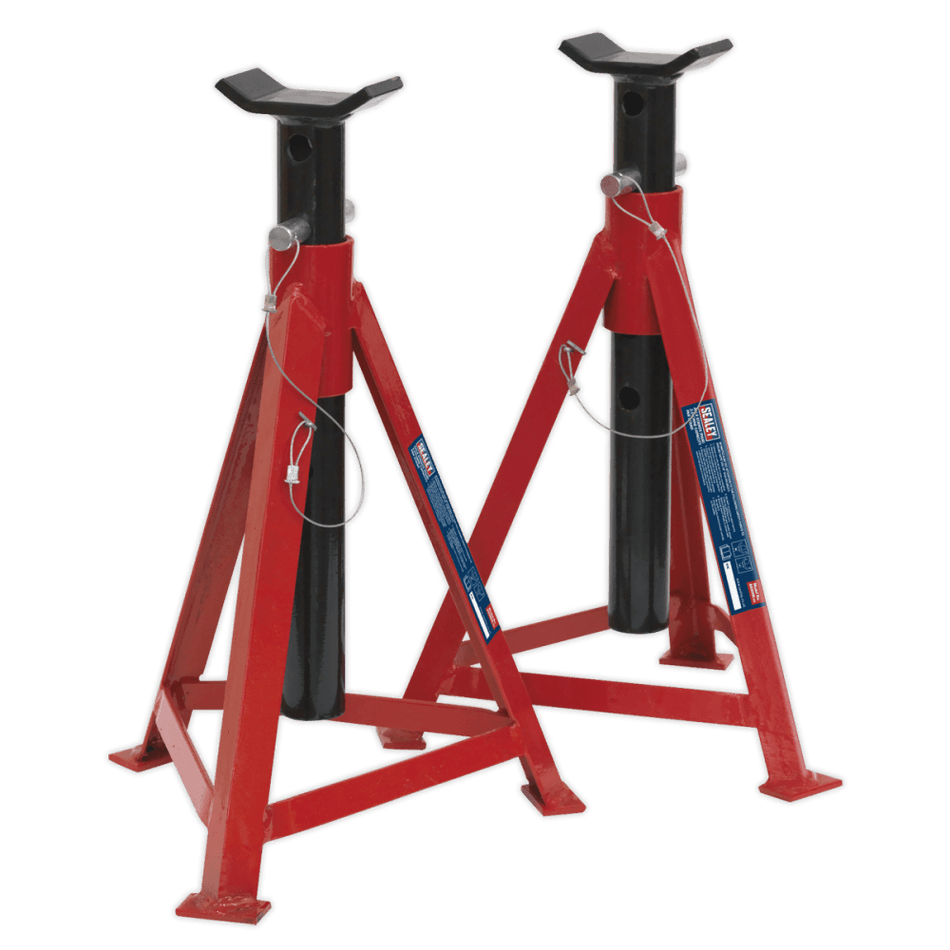 Sealey Axle Stands 2.5tonne Capacity per Stand 5tonne per Pair Medium Height Model No-AS3000