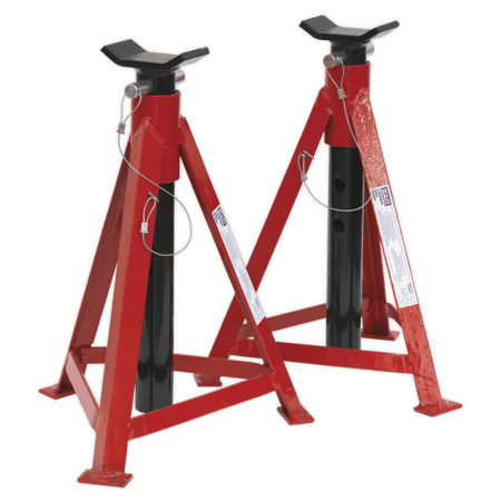 Sealey Axle Stands 2.5tonne Capacity per Stand 5tonne per Pair Medium Height Model No-AS3000