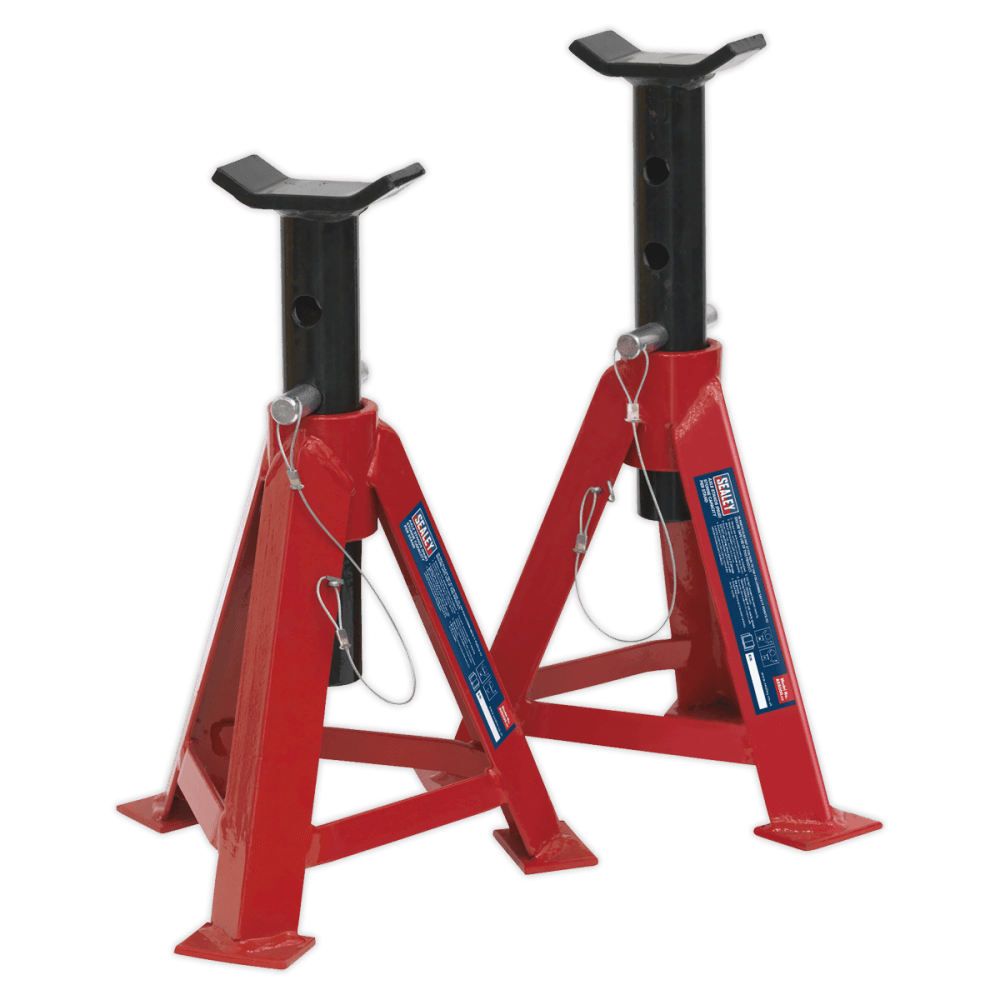 Sealey Axle Stands 5tonne Capacity per Stand 10tonne per Pair Model No-AS5000